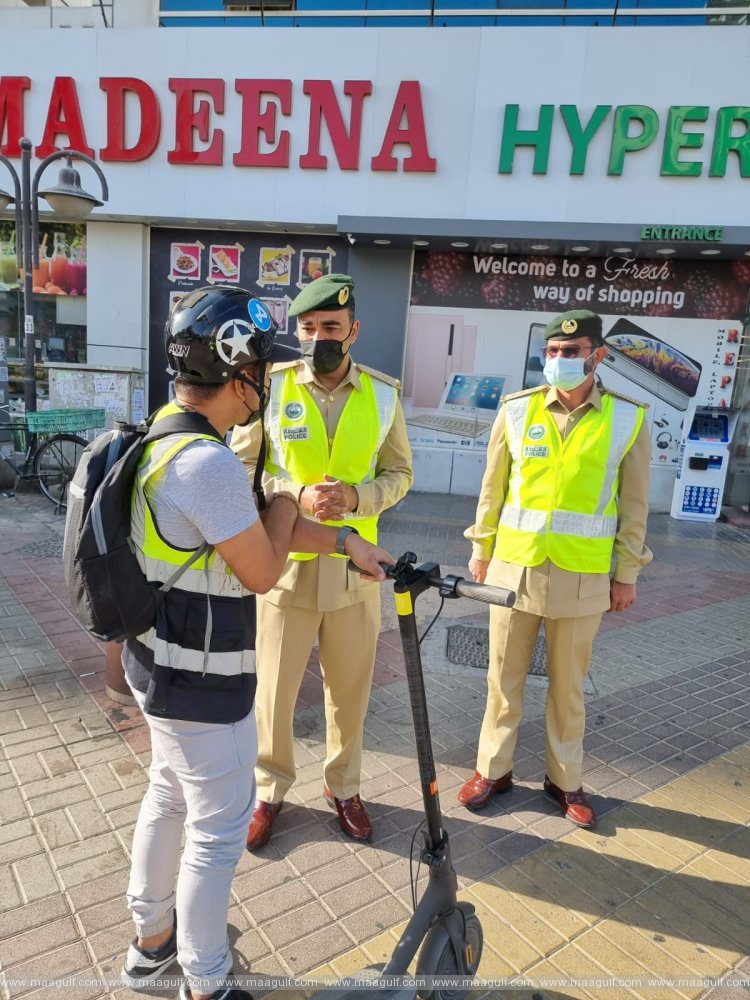 Dubai Police raise Awareness of E-Scooter Safety